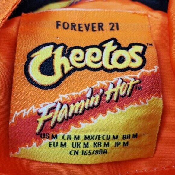 Forever 21 Womens Cheetos Flamin Hot Front Zip Windbreaker Jacket Size M - Picture 6 of 7